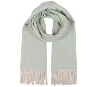 Modeschal CAPELLI NEW YORK, Damen, mint, Web, Polyester, Strukturmuster, mehrfarbig, Modetücher, Strukturmuster, Fransenkante, wärmend (40907236-0) mint