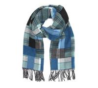 Modeschal "Claire", Damen, blau, Polyacryl, COLLEZIONE ALESSANDRO, kariert, Basic, Modetücher, in tollen Farbkombinationen (21514823-0) blau