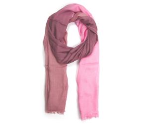Modeschal "Danai", Damen, rosa (rose), Viskose, COLLEZIONE ALESSANDRO, gestreift, Basic, Modetücher, mit tollen Farben im Farbverlauf (67669330-0) rose