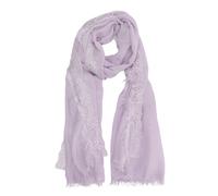 Modeschal "Elsa", Damen, lila (mauve), Viskose, COLLEZIONE ALESSANDRO, unifarben, Basic, Modetücher, aus Naturmaterial, mit Spitze (53018629-0) mauve