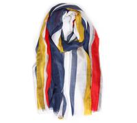 Modeschal "Friah", Damen, bunt (multi), Polyester, COLLEZIONE ALESSANDRO, gestreift, Basic, Modetücher, mit schmalen und breiten Längsstreifen (37224169-0) multi