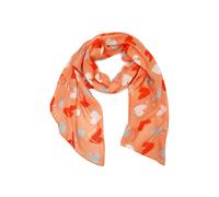 Modeschal HARPA "URA", Damen, orange, Viskose, bedruckt, mehrfarbig, Modetücher, mit schönem Herzen-Print (97771708-0) orange