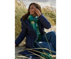Modeschal LAURA SCOTT, Damen, blau (blau, grün), Web, Obermaterial: 100% Polyester, gemustert, kariert, Modetücher, im trendigen Karo-Design in Maxi-Länge - in neuer Farbkombination (15668926-0) blau,