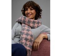 Modeschal LAURA SCOTT, Damen, rosa, hellgrau, Web, Obermaterial: 100% Polyester, gemustert, Modetücher, im tollen Stern-Design in verschiedenen Farben - NEW (64681004-0) rosa, hellgrau