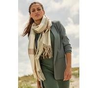 Modeschal LAURA SCOTT, Damen, wollweiß, braun, grün, Web, Kunstfaser, gemustert, kariert, Modetücher, im klassischen Karo-Design in modischen Farbekombinationen - NEW (49276015-0) wollweiß, braun, grü