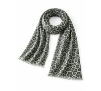 Modeschal "Leo Print", Damen, grün, Viskose, COLLEZIONE ALESSANDRO, Basic, Modetücher, Made in Italy, super-weiches Viskose (98504805-0) grün