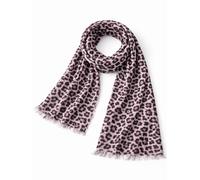 Modeschal "Leo Print", Damen, rosa, Viskose, COLLEZIONE ALESSANDRO, Basic, Modetücher, Made in Italy, super-weiches Viskose (79850210-0) rosa