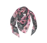 Modeschal "Leopard", Damen, braun (leo), Polyester, COLLEZIONE ALESSANDRO, bedruckt, Basic, Modetücher, im XXL-Format mit Mohnblume (14856947-0) leo