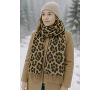 Modeschal "Leopard", Damen, braun, Viskose, COLLEZIONE ALESSANDRO, animal-print, Basic, Modetücher (97188028-0) braun