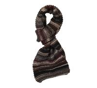 Modeschal "Liah", Damen, braun, Polyacryl, COLLEZIONE ALESSANDRO, gestreift, Basic, Modetücher, Made in Italy (85235302-0) braun