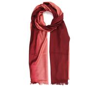 Modeschal "Lonie", Damen, braun (rost), Viskose, COLLEZIONE ALESSANDRO, gestreift, Basic, Modetücher, im Farbverlauf mit Fransenkante (50516062-0) rost