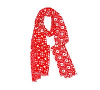 Modeschal "Loreen", Damen, rot, Viskose, COLLEZIONE ALESSANDRO, geblümt, Basic, Modetücher, im Patchwork-Look (95538040-0) rot