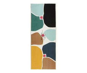 Modeschal MARC O'POLO, Damen, bunt (multi, summer pine), Baumwollmischung, Modetücher Modeschal, ca. 70 x 180 cm (60367661-0)