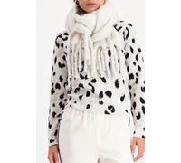 Modeschal MONARI "Schal/Tuch Flausch + Glanz", Damen, almond, Strick, Materialmix, unifarben, Modetücher Modeschal, regular fit (61689757-0)