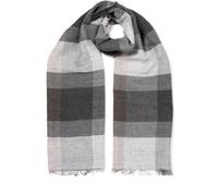 Modeschal MONTI, Damen, grau, Web, Materialmix, kariert, Modetücher Modeschal, im Karo-Design (84983112-0)