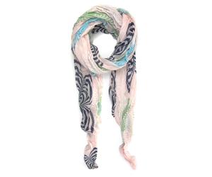 Modeschal "Ornament", Damen, rosa, Baumwolle, COLLEZIONE ALESSANDRO, geblümt, Basic, Modetücher, mit Blumen Blüten Motiv (63942406-0) rosa