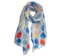 Modeschal "Palila", Damen, bunt (multi), Polyester, COLLEZIONE ALESSANDRO, gepunktet, Basic, Modetücher, mit bunten Kreisen (26816538-0) multi