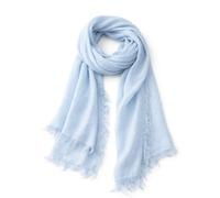 Modeschal "Schmeichler", Damen, hellblau, Viskose, COLLEZIONE ALESSANDRO, unifarben, Basic, Modetücher, aus super-soft Viskose, Made in Italy (94400460-0) hellblau