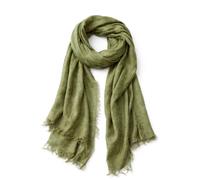 Modeschal "Schmeichler", Damen, khaki, Viskose, COLLEZIONE ALESSANDRO, unifarben, Basic, Modetücher, aus super-soft Viskose, Made in Italy (30265945-0) khaki