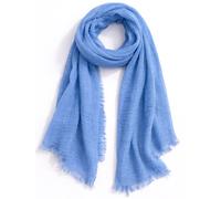 Modeschal "Soft-i", Damen, blau, Polyester, COLLEZIONE ALESSANDRO, unifarben, Basic, Modetücher, aus super-softem Material (26264828-0) blau