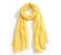 Modeschal "Soft-i", Damen, gelb, Polyester, COLLEZIONE ALESSANDRO, unifarben, Basic, Modetücher, aus super-softem Material (32144338-0) gelb