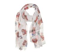 Modeschal "Teddy", Damen, beige, Viskose, COLLEZIONE ALESSANDRO, bedruckt, Basic, Modetücher, mit buntem Druck (20623066-0) beige