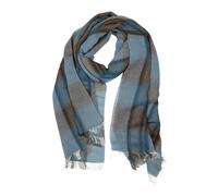 Modeschal "Tenero", Damen, blau, Polyacryl, COLLEZIONE ALESSANDRO, gestreift, Basic, Modetücher, Made in Italy (58222052-0) blau