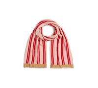 Modeschal TOMMY HILFIGER "TH ELEVATED CHIC SCARF", Damen, foggy pink stripe, Web, Baumwollmischung, Modetücher (82895718-0) foggy pink stripe