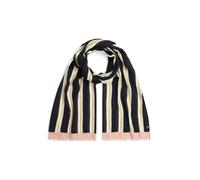 Modeschal TOMMY HILFIGER "TH ELEVATED CHIC SCARF", Damen, space blau stripe, Web, Baumwollmischung, gemustert, Modetücher (87841800-0) space blau stripe