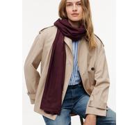 Modeschal TOMMY HILFIGER "TH MONOGRAM", Herren, braun (deep burgundy), Materialmix, Modetücher (40804029-0) deep burgundy