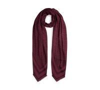 Modeschal TOMMY HILFIGER "TH MONOGRAM", Herren, marzemino, Materialmix, Modetücher (50191400-0) marzemino