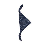 Modeschal TOMMY HILFIGER "TH NAUTICAL SILK TRIANGLE", Damen, yale navy, Web, Seide, bedruckt, Modetücher, aus reiner Seide mit Seil-Print (29854263-0) yale navy