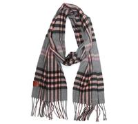 Modeschal "Venedig", Damen, grau, Polyacryl, COLLEZIONE ALESSANDRO, kariert, Basic, Modetücher, kuschelweich, mit modernem Karo (72241951-0) grau