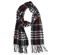 Modeschal "Venedig", Damen, schwarz, Polyacryl, COLLEZIONE ALESSANDRO, kariert, Basic, Modetücher, kuschelweich, mit modernem Karo (50567309-0) schwarz