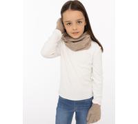 Modeschal ZWILLINGSHERZ, Mädchen, beige (mittelbeige), Strick, Obermaterial: 100% Kaschmir, Modetücher, Kids-Kaschmir Schlauschal (26462260-0) mittelbeige