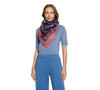Modetuch BETTY BARCLAY "Damen mit Aufdruck", Damen, Gr. ACC, blau, rot, Polyester, Modetücher (33093623-0) blau, rot
