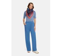 Modetuch BETTY BARCLAY "Damen mit Aufdruck", Damen, Gr. ACC, blau, rot, Polyester, Modetücher (33093623-0) blau, rot