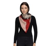 Modetuch BETTY BARCLAY "Damen mit Aufdruck", Damen, Gr. ACC, taupe, rot, Web, Polyester, Modetücher (75859214-0) taupe, rot