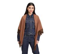 Modetuch BETTY BARCLAY "Betty Barclay Damen Tuch mit Fransen", Damen, Gr. ACC, braun (classic nougat), Strick, Materialmix, modisch, Modetücher (97513356-0) classic nougat
