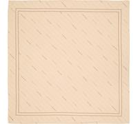 Modetuch CALVIN KLEIN "PINSTRIPE LOGO SQUARE SCARF", Damen, oatmeal, Web, Materialmix, gestreift, mehrfarbig, Modetücher, Mit Markenlabelmusterung (12737852-0) oatmeal