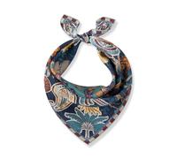 Modetuch CODELLO "Codello Nickituch", Damen, blau, Obermaterial: 100% Seide silk., Modetücher, Luxus-Details (70740219-0) blau