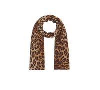 Modetuch CODELLO "Codello Schal", Damen, beige (kamel), Obermaterial: 50% Polyacryl PAN. 35% Polyester PES. 8% Wolle WO. 7% Polyamid PA., Modetücher, mit Leomuster (79327649-0) kamel