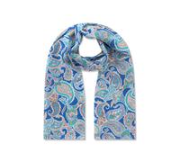 Modetuch CODELLO "Codello Schal", Damen, blau, Obermaterial: 100% Seide silk., Modetücher, Seide-Paisley (49967030-0) blau