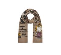 Modetuch CODELLO "Codello Schal", Damen, braun, Obermaterial: 100% Polyester PES., Modetücher, mit Peanuts-Motiven (11358261-0) braun