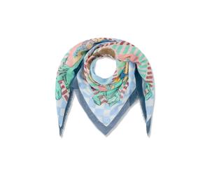 Modetuch CODELLO "Codello Tuch", Damen, blau, Obermaterial: 100% Baumwolle CO., Modetücher, modischer Akzent (61377132-0) blau