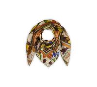 Modetuch CODELLO "Codello Tuch", Damen, grün, Obermaterial: 100% Seide silk., Modetücher, mit Blumenmuster (98793169-0) grün