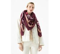 Modetuch CODELLO "Codello Tuch", Damen, rot, Obermaterial: 100% Polyacryl PAN., Modetücher, Helles Weihnachtsmuster (62990407-0) rot