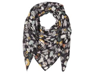 Modetuch CODELLO "Codello Tuch", Damen, schwarz, Obermaterial: 100% Polyester PES., Modetücher, mit Allover-Print (37561628-0) schwarz