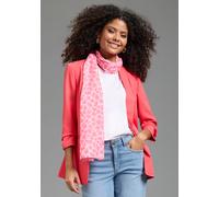 Modetuch LAURA SCOTT, Damen, pink, rosa, Web, Polyester, bedruckt, gemustert, Modetücher, mit farbenfrohen Leoprint (70058155-0) pink, rosa