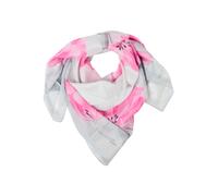 Modetuch LAURA SCOTT, Damen, pink, weiß, Web, Polyester, bedruckt, geblümt, gemustert, Modetücher, geblümt und gemustert, feine Webstruktur, für festliche Anlässe (81806034-0) pink, weiß